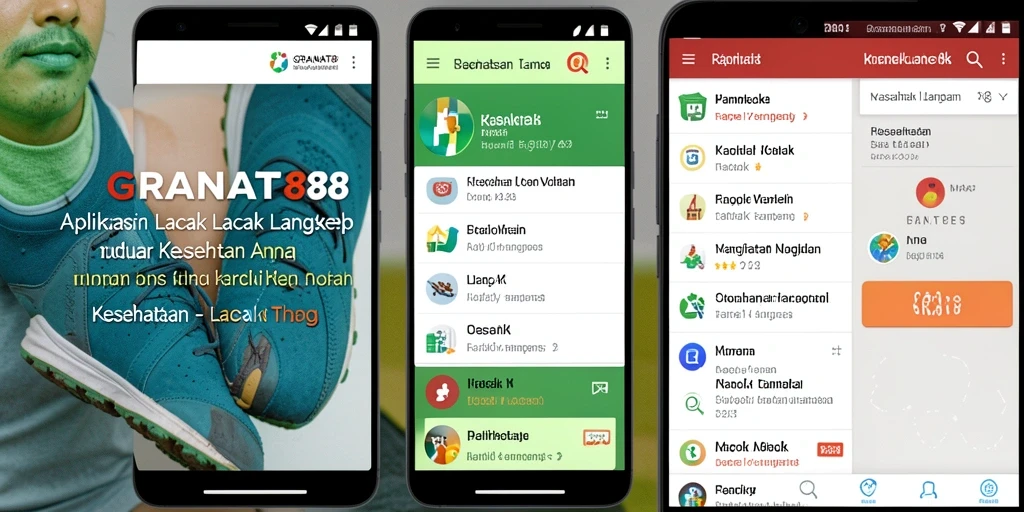 Tampilan antarmuka GRANAT88 yang intuitif dan informatif untuk lacak langkah.