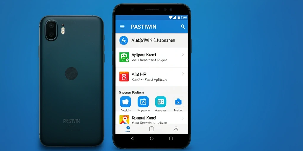 Tampilan antarmuka PASTIWIN yang sederhana dan mudah digunakan.