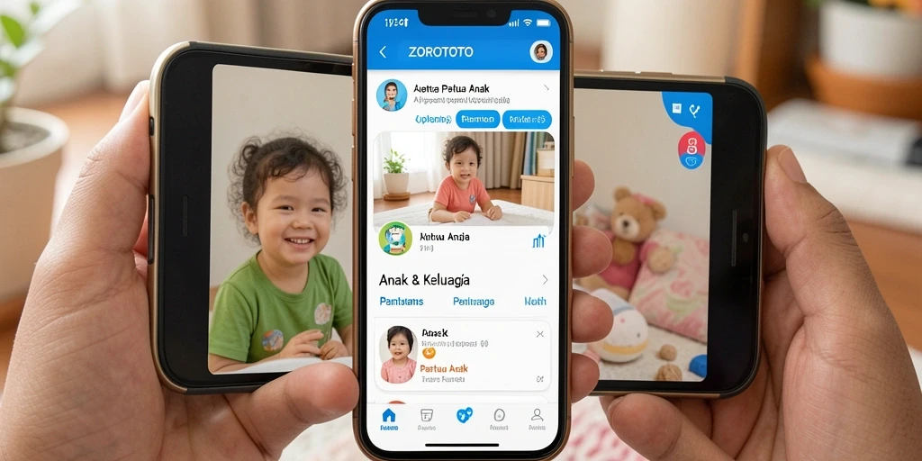 Antarmuka ZOROTOTO yang kaya fitur untuk kontrol Pantau Anak.