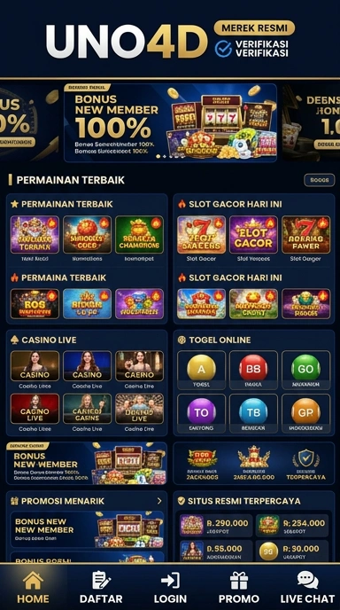 Halaman Resmi Unduh APK uno4d untuk Android